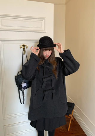 reversible wool coat