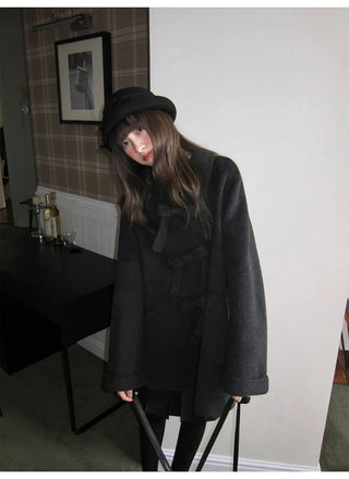 reversible wool coat
