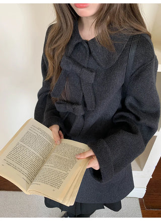 reversible wool coat