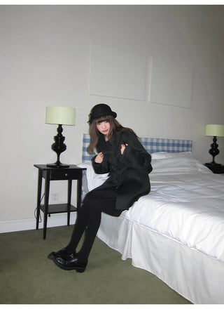 reversible wool coat