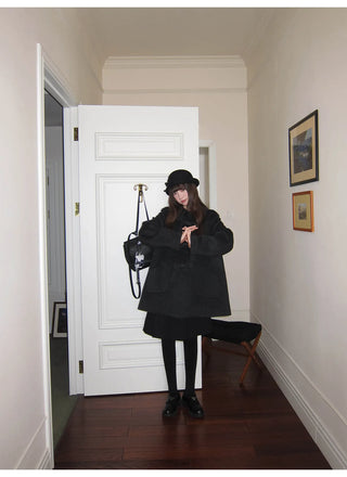 reversible wool coat