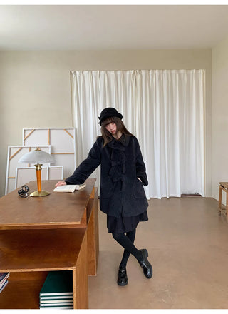 reversible wool coat