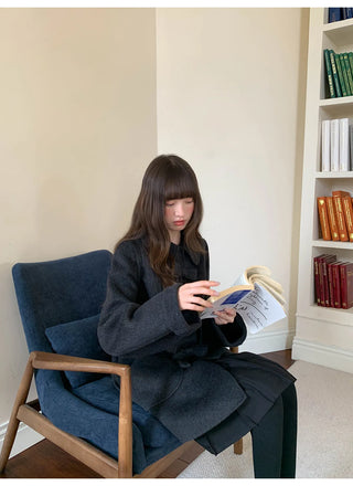 reversible wool coat