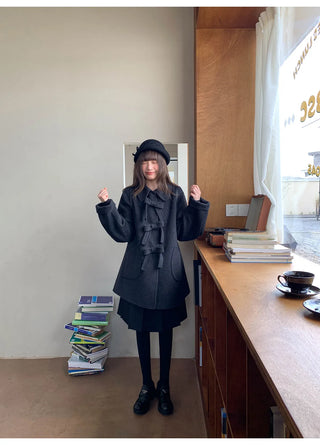 reversible wool coat