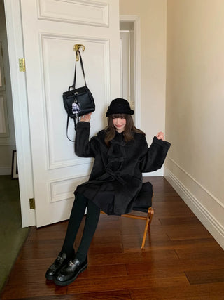 reversible wool coat