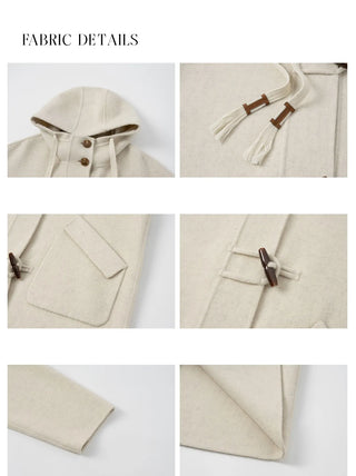 hooded wool coat