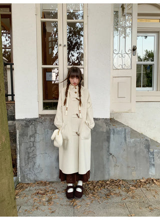 hooded wool coat