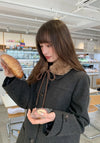 fur collar coat