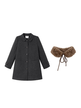 fur collar coat