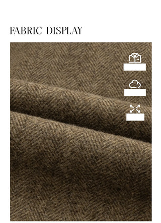 herringbone wool coat