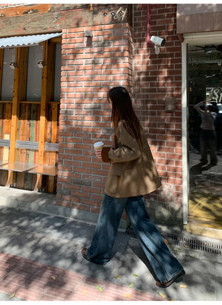 herringbone wool coat