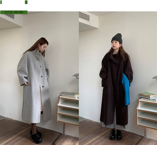 reversible wool coat