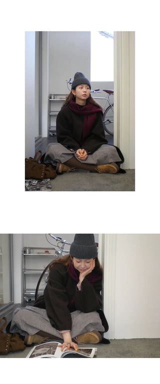 reversible wool coat