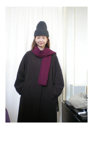 reversible wool coat