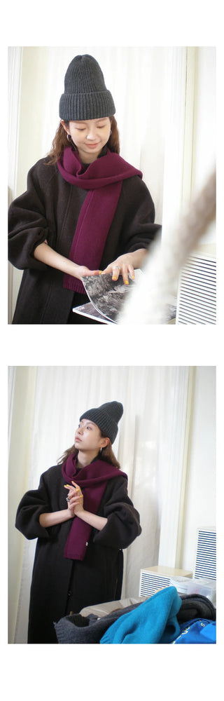 reversible wool coat