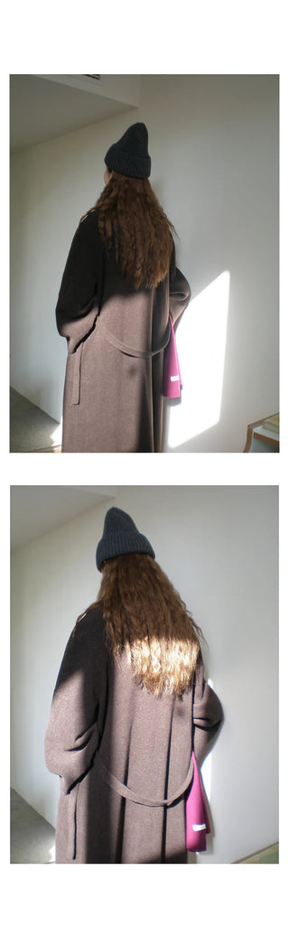 reversible wool coat