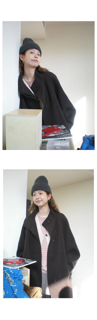 reversible wool coat