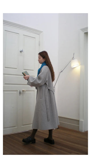 reversible wool coat