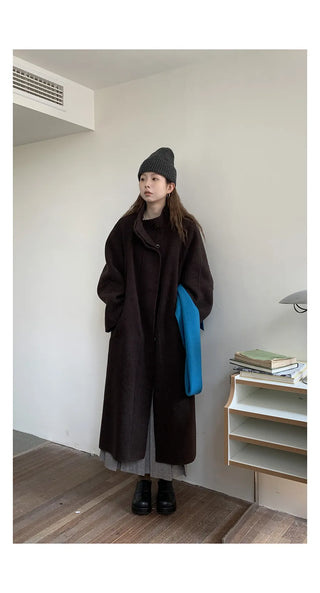 reversible wool coat