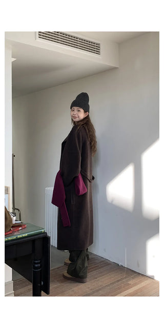 reversible wool coat
