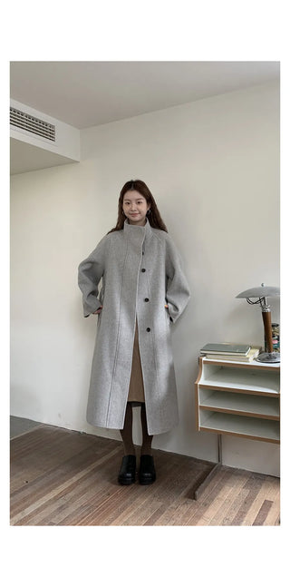 reversible wool coat