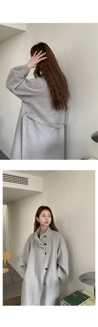 reversible wool coat