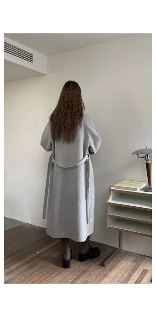 reversible wool coat