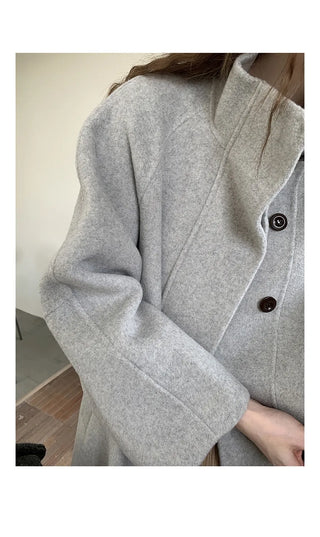 reversible wool coat