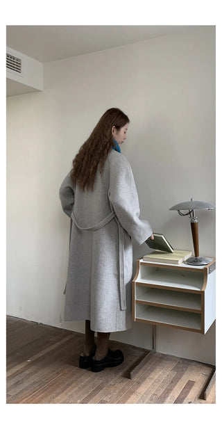 reversible wool coat