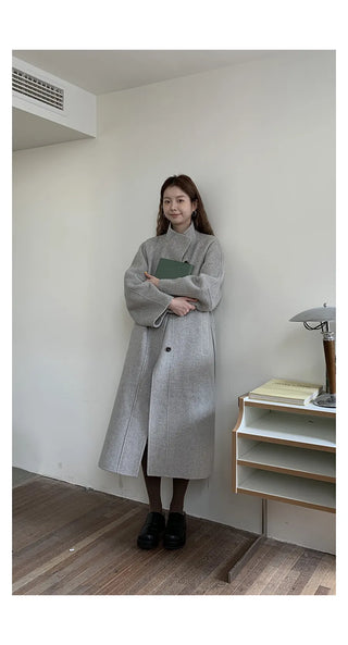 reversible wool coat