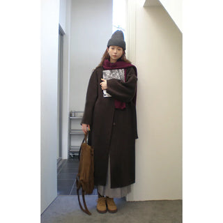 reversible wool coat