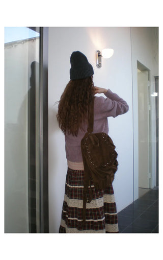 suede slimming skirt