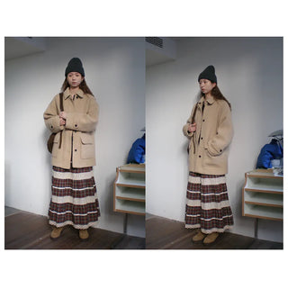 suede slimming skirt