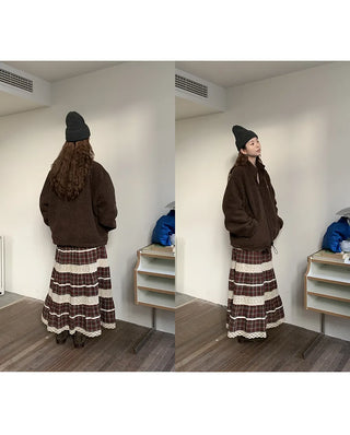 suede slimming skirt