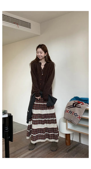 suede slimming skirt