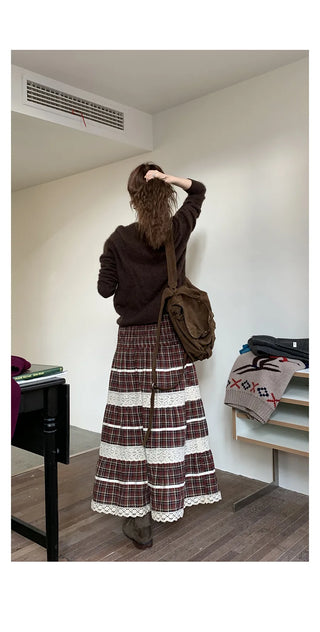 suede slimming skirt