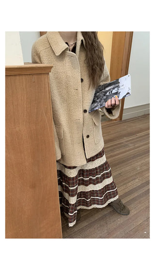 suede slimming skirt