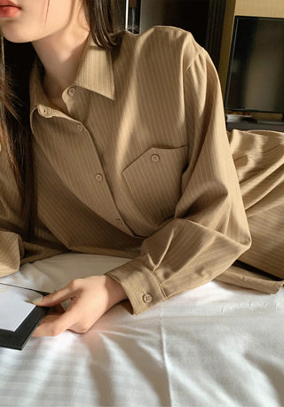 stickers striped shirt