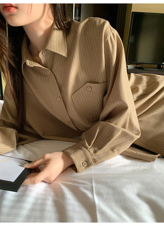 stickers striped shirt