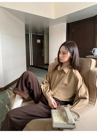 stickers striped shirt