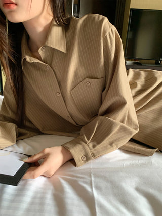 stickers striped shirt