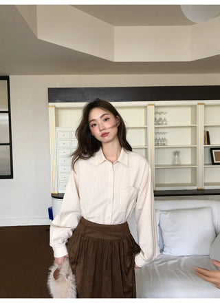 stickers striped shirt