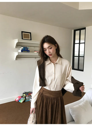 stickers striped shirt