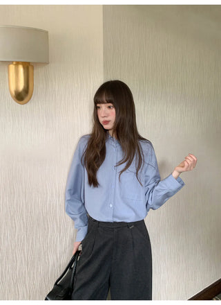 stickers striped shirt