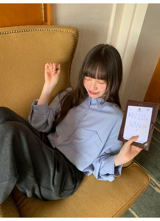 stickers striped shirt