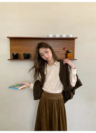 stickers striped shirt