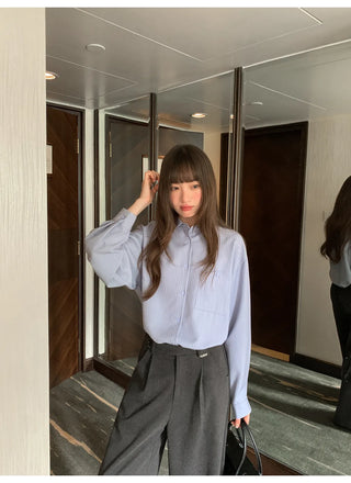 stickers striped shirt