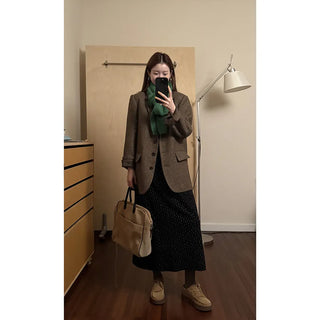 loop wool coat