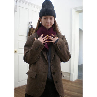 loop wool coat