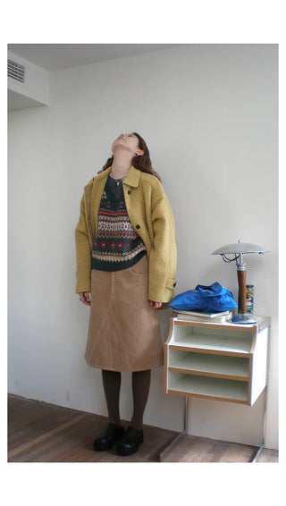 multi-layer plaid Jacket